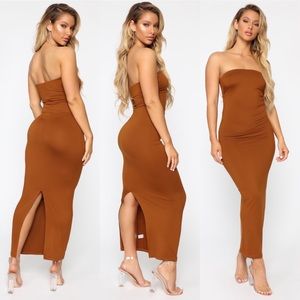 FASHION NOVA Maxi Dress - RUST